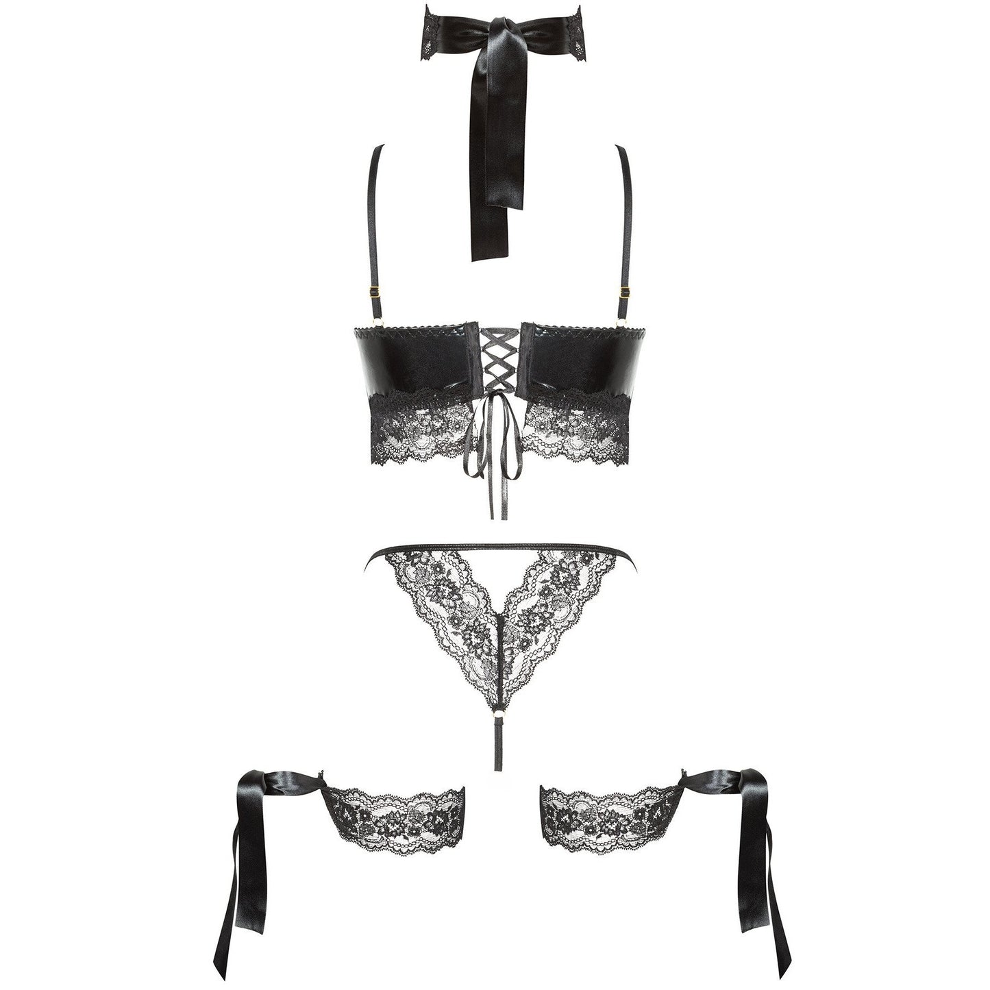 BEAUTY NIGHT FASHION SHAQUILA 5 PIECE SET BLACK