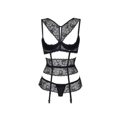 BEAUTY NIGHT FASHION LILLIE 3 PIECE SET BLACK