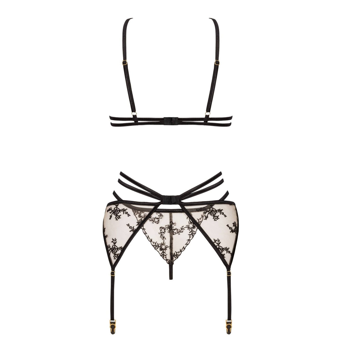 BEAUTY NIGHT FASHION AISHA 3 PIECE SET BLACK