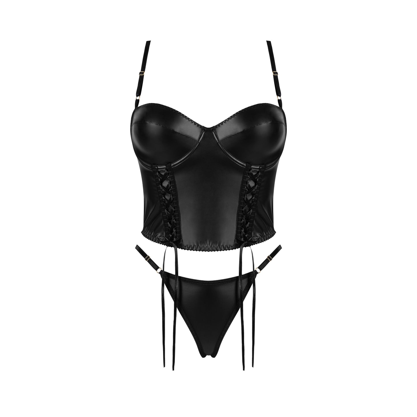 BEAUTY NIGHT FASHION SASHA 2 PIECE SET BLACK