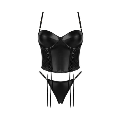 BEAUTY NIGHT FASHION SASHA 2 PIECE SET BLACK