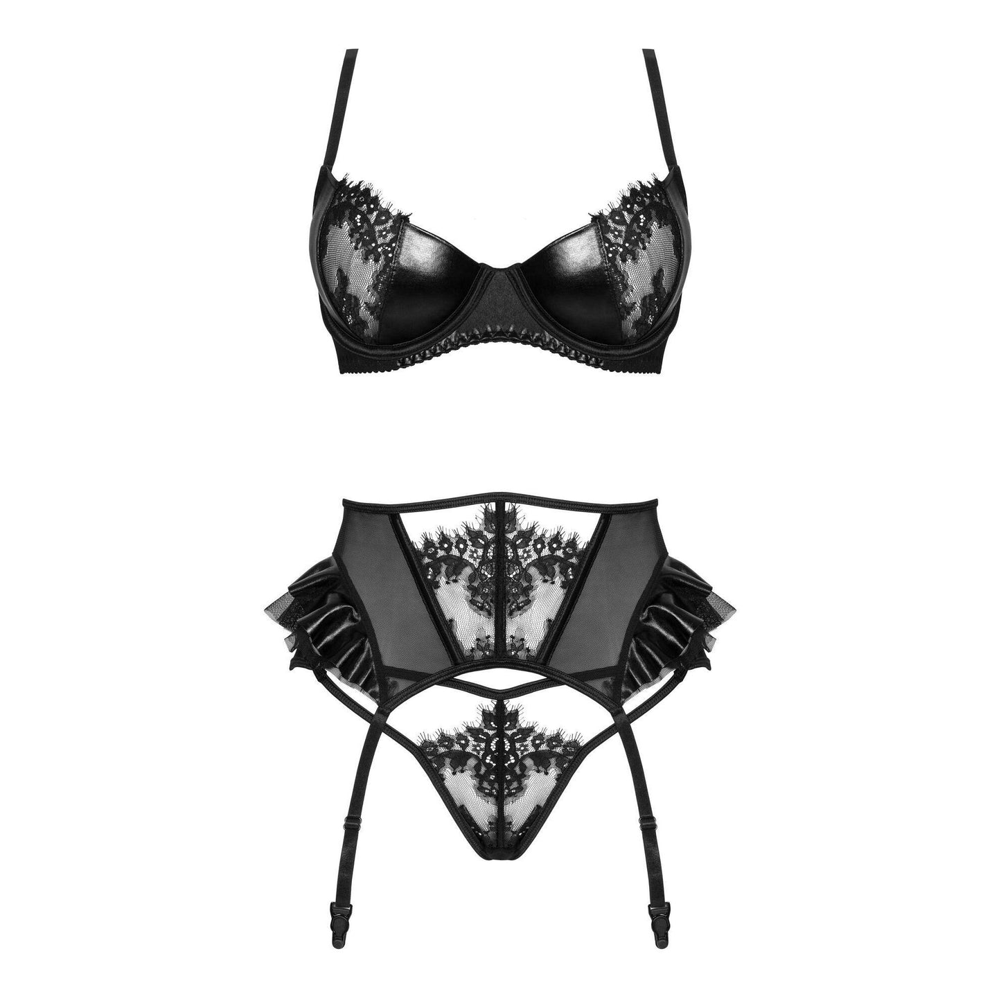 BEAUTY NIGHT FASHION RAFAELLA 3 PIECE SET BLACK