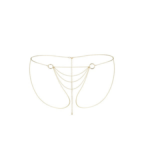 THE MAGNIFIQUE COLLECTION BODY CHAIN CULOTTE BIJOUX INDISCRETS GOLDEN