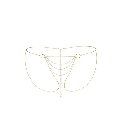 THE MAGNIFIQUE COLLECTION BODY CHAIN CULOTTE BIJOUX INDISCRETS GOLDEN