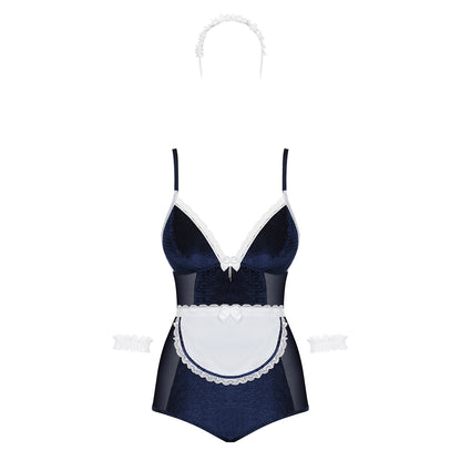 OBSESSIVE MAID TEDDY BLUE