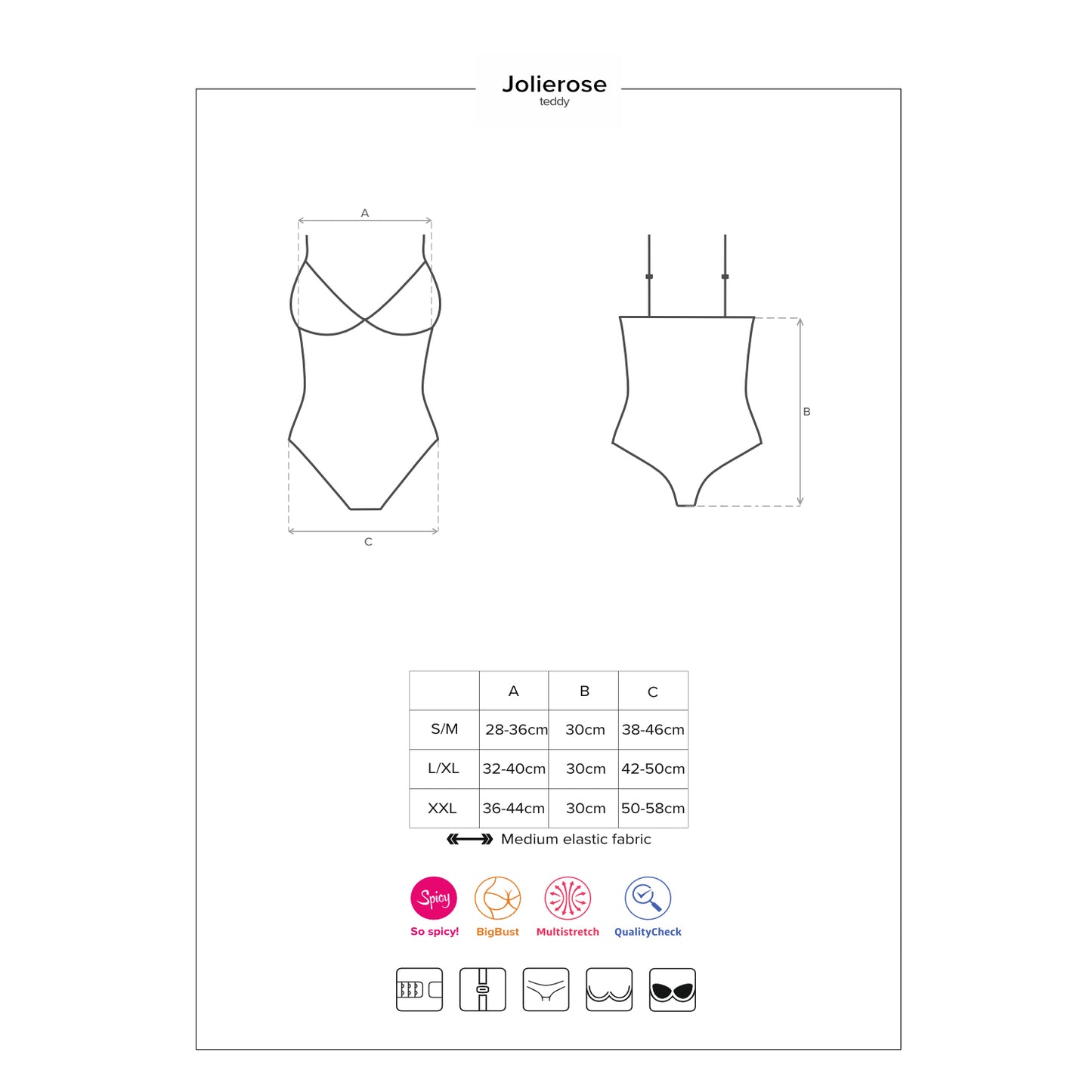 OBSESSIVE JOLIEROSE TEDDY RED