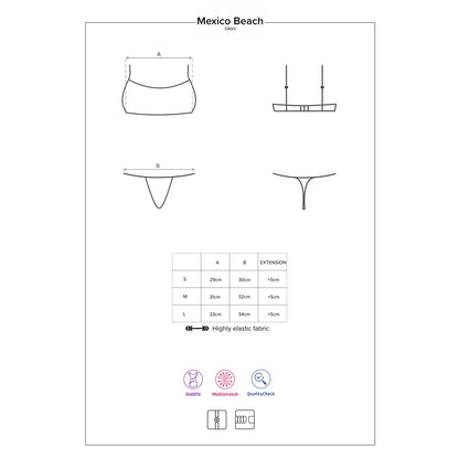 OBSESSIVE MEXICO BEACH BIKINI GREEN