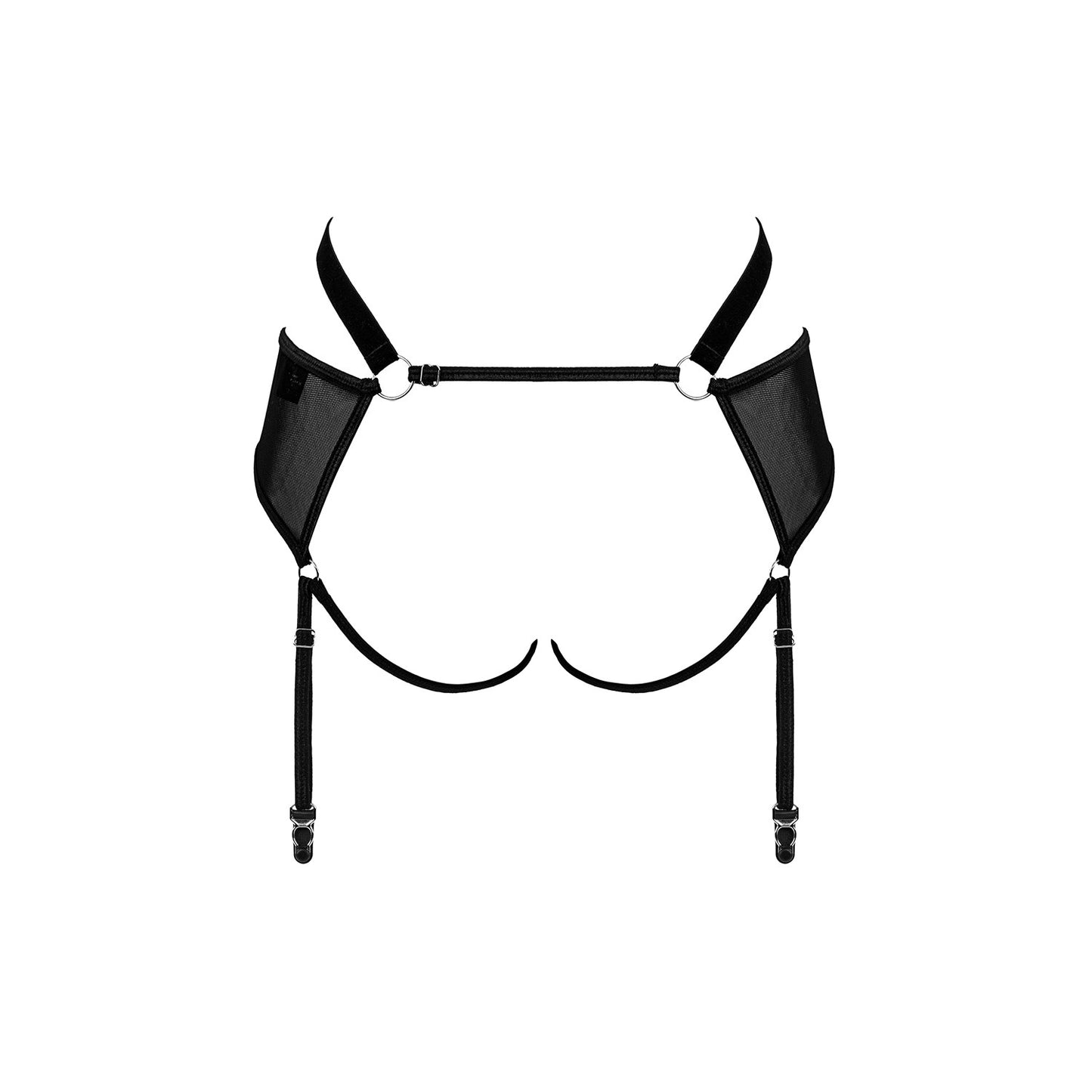 OBSESSIVE ALLUNES CROTCHLESS GARTER BELT