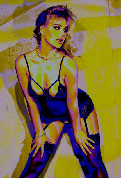 CR-4415 CORSET AND THONG BLACK